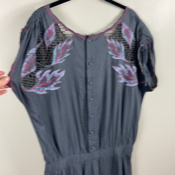 Sweet by Miss Me Embroidered Romper size L - Picture 4 of 11